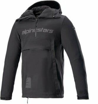 Tekstiljakke Alpinestars Sherpa Hoodie Black/Reflex 2XL Tekstiljakke - 1