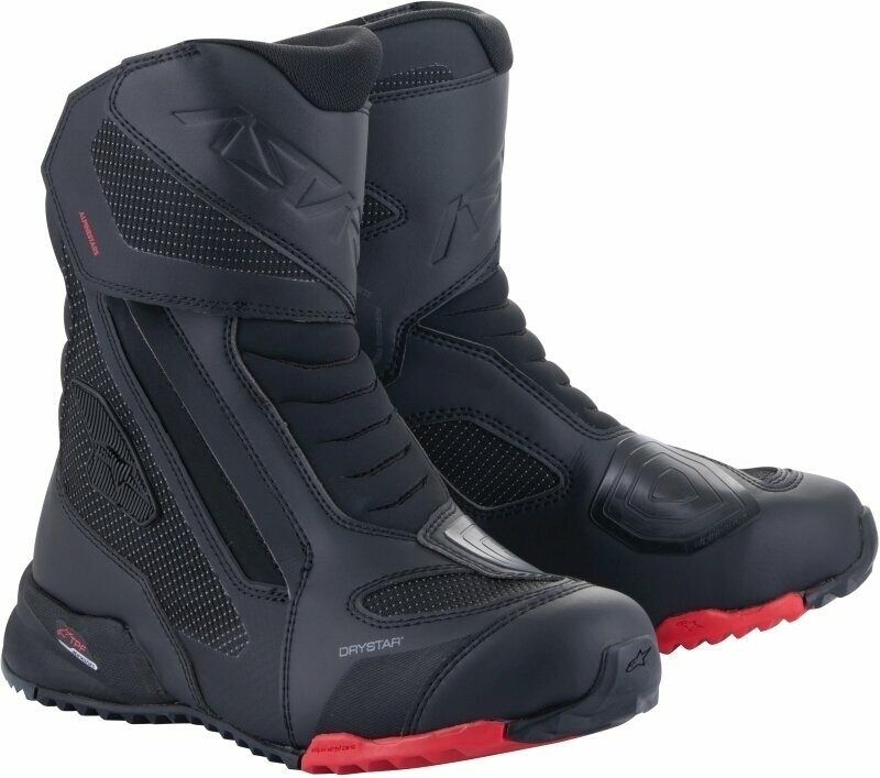 Motorcycle Boots Alpinestars RT-7 Drystar Boots Black/Red 40 Motorcycle Boots