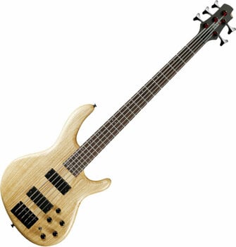 5-string Bassguitar Cort Action DLX V AS Open Pore Natural - 1
