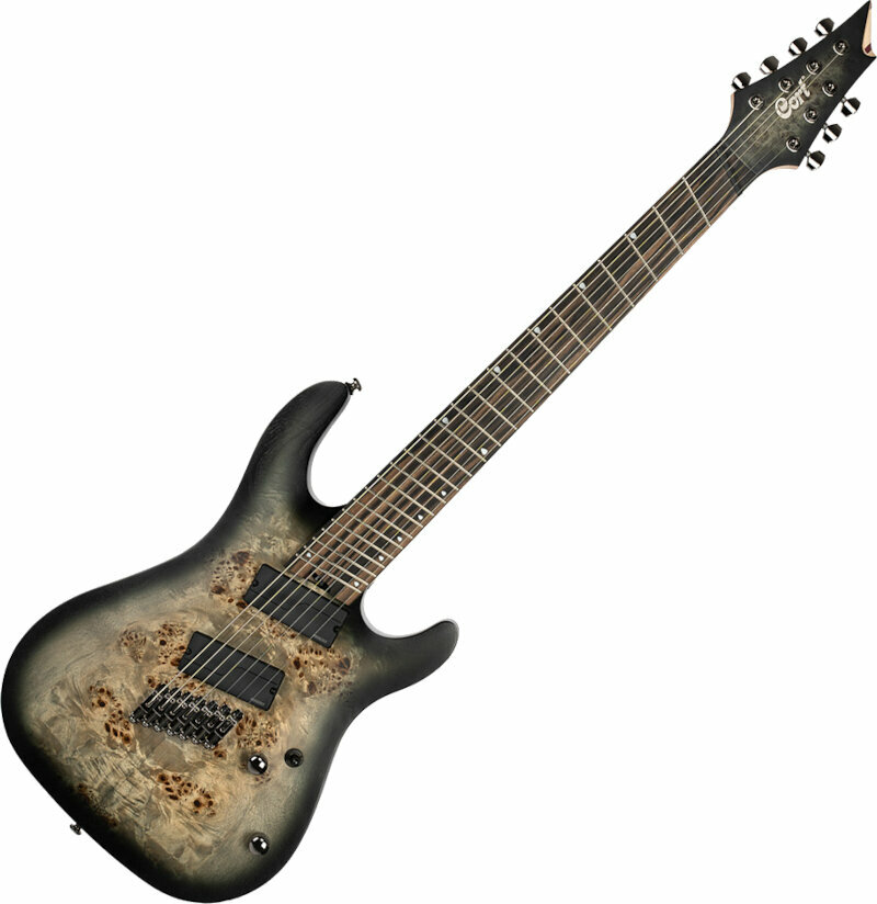 Multiskálás elektromos gitár Cort KX 507MS Star Dust Black