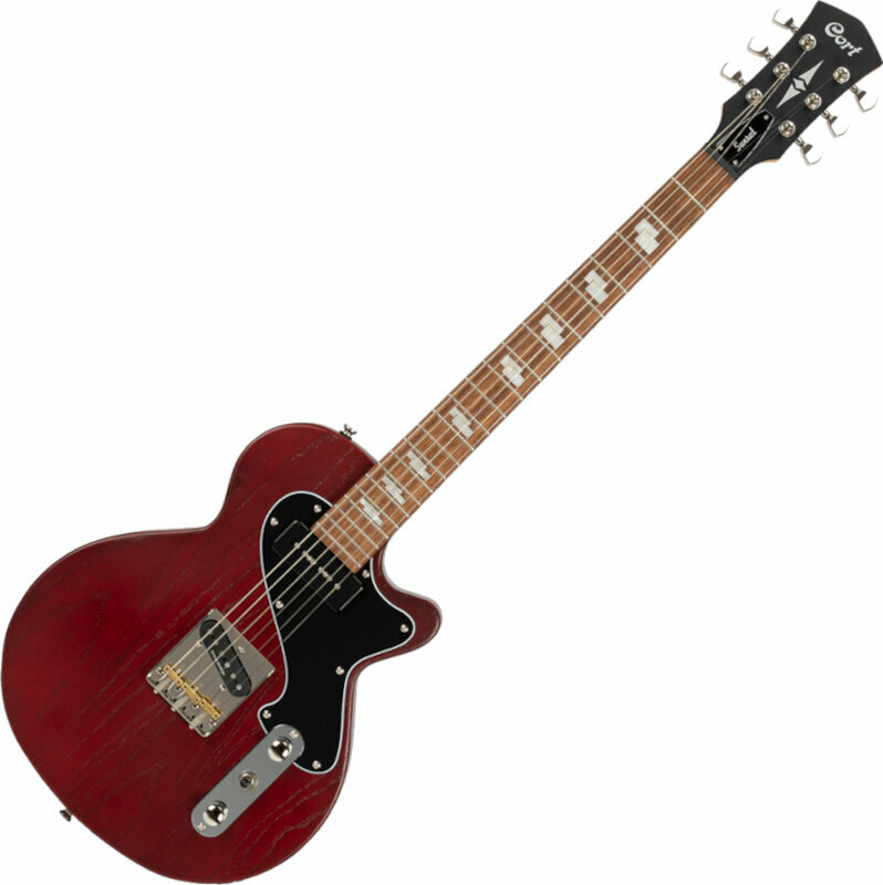 Elektrische gitaar Cort Sunset TC Open Pore Burgundy Red