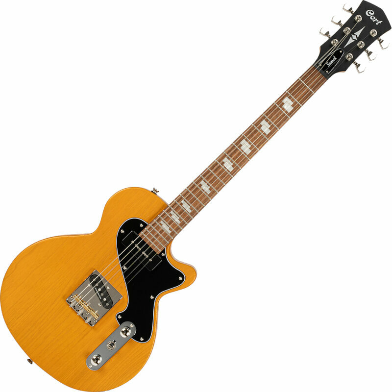 Elektrische gitaar Cort Sunset TC Open Pore Mustard Yellow