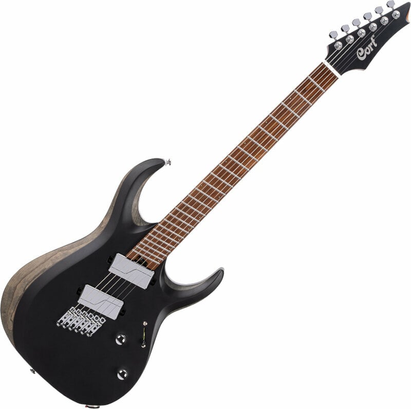 Multiscale electric guitar Cort X700 Mutility Black Satin