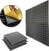 Absorpčný panel penový Veles-X Acoustic Pyramids Self-Adhesive 50 x 50 x 5 cm Anthracite