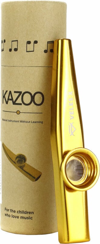 Kazoo Veles-X Metal Kazoo Złoty