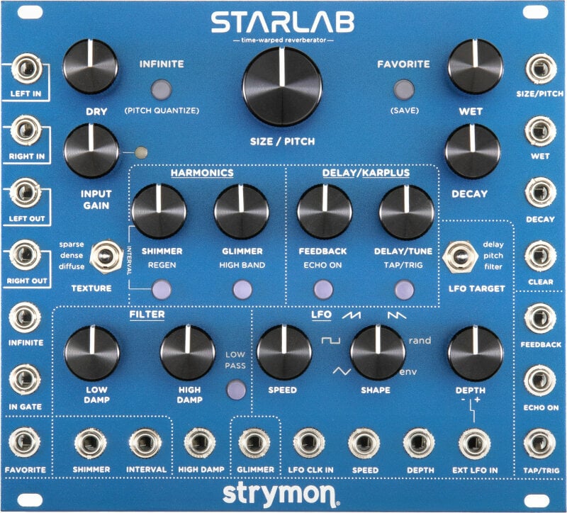 Moduláris rendszer Strymon Starlab Time-Warped Reverb