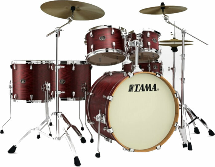 Set akustičnih bubnjeva Tama VA62RS Silverstar Satin Mahagony Tamo Ash