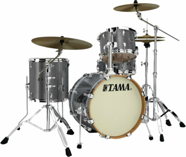 Akoestisch drumstel Tama VD48S Silverstar Galaxy Silver