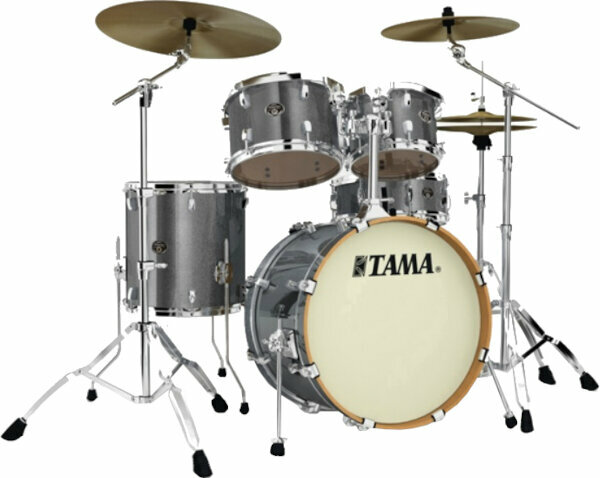 Akoestisch drumstel Tama VD50R Silverstar Galaxy Silver