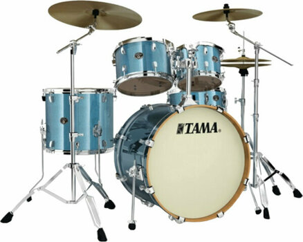 Set akustičnih bubnjeva Tama VD52KRS Silverstar Sky Blue Sparkle - 1