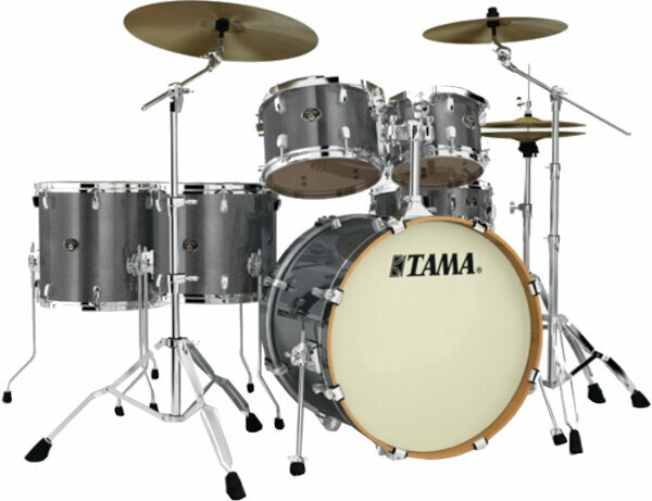 Akoestisch drumstel Tama VD62RS Silverstar Galaxy Silver