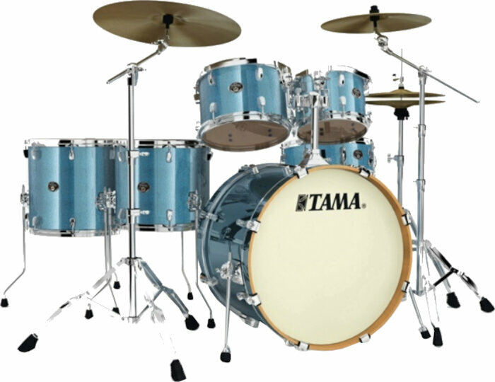 Akoestisch drumstel Tama VD62RS Silverstar Sky Blue Sparkle