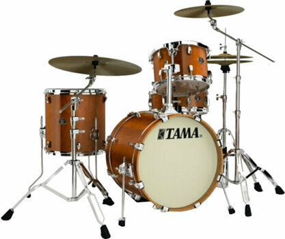 Akoestisch drumstel Tama VP48S Silverstar Custom Amber Brown Birch - 1