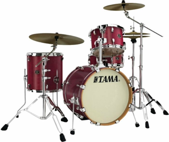 Akoestisch drumstel Tama VP48S Silverstar Custom Satin Red Mahagony