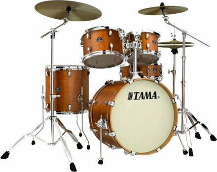 Akustik-Drumset Tama VP50RS Silverstar Custom Amber Brown Birch - 1