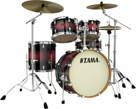 Akoestisch drumstel Tama VP50RS Silverstar Custom Transparent Red Burst - 1