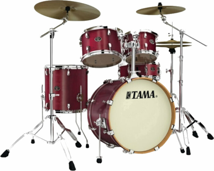 Akoestisch drumstel Tama VP50RS Silverstar Custom Satin Red Mahagony