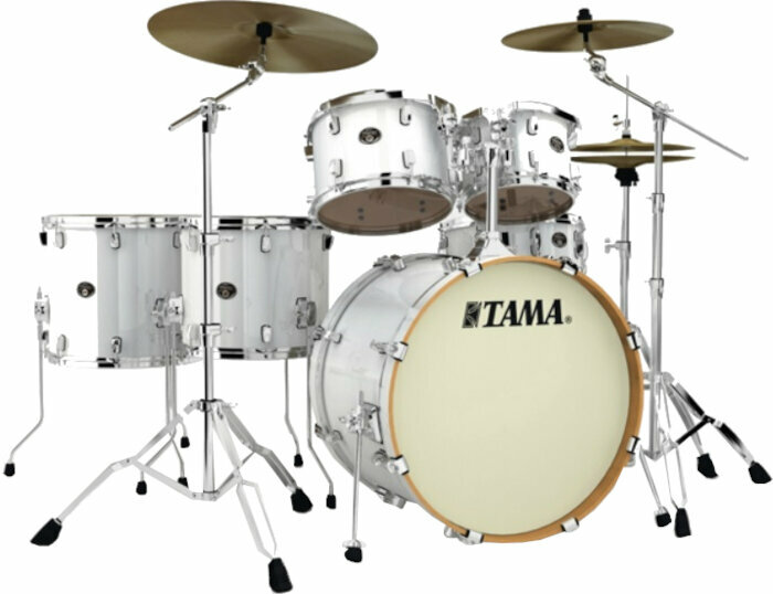 Akustik-Drumset Tama VP62RS Silverstar Custom Piano White