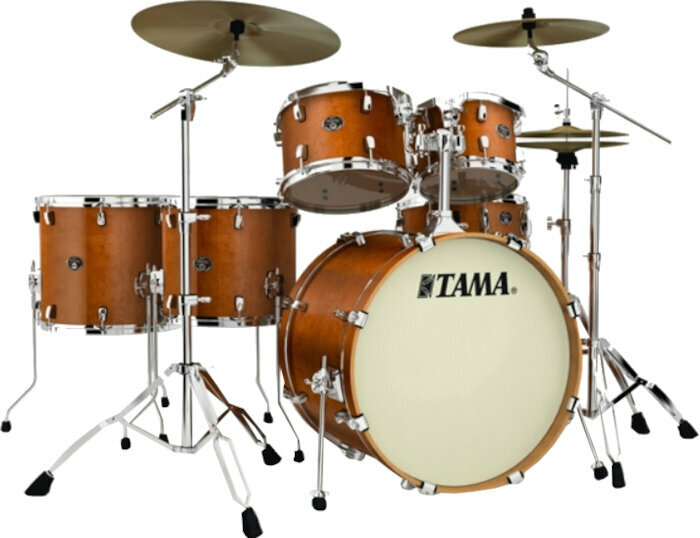 Akustik-Drumset Tama VP62RS Silverstar Custom Amber Brown Birch
