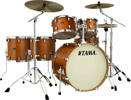 Akoestisch drumstel Tama VP62RS Silverstar Custom Amber Brown Birch - 1