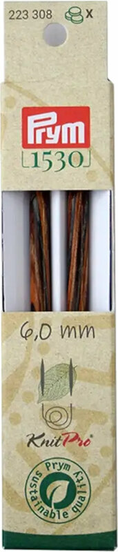 Klasická rovná jehlice PRYM 223308 Klasická rovná jehlice 11,6 cm 6 mm