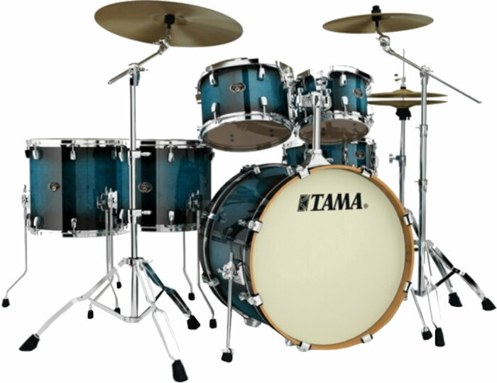 Akustik-Drumset Tama VP62RS Silverstar Custom Transparent Blue Burst