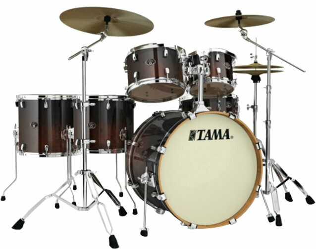 Akustik-Drumset Tama VP62RS Silverstar Custom Dark Mocha Fade