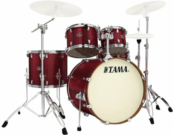 Akoestisch drumstel Tama VD52KRS Silverstar Vintage Burgundy Sparkle