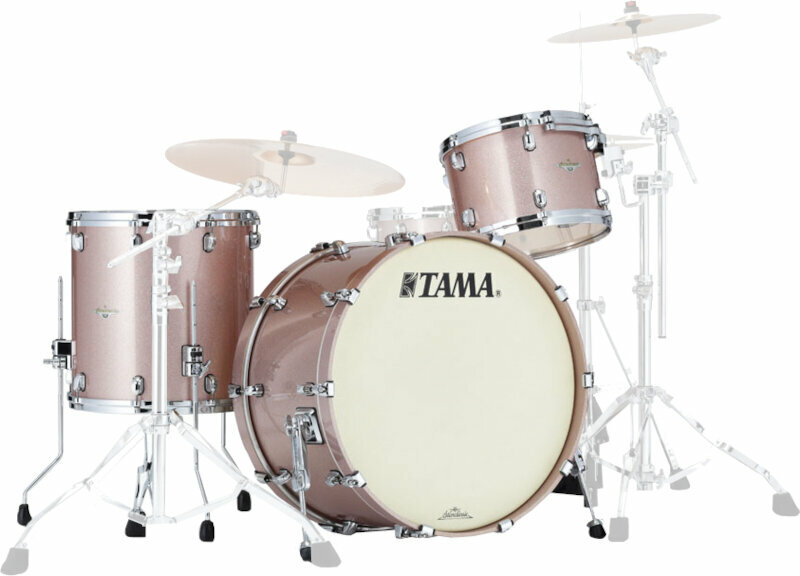 Akustik-Drumset Tama Starclassic Maple Jazz Pink Champagne Sparkle Chrome HW