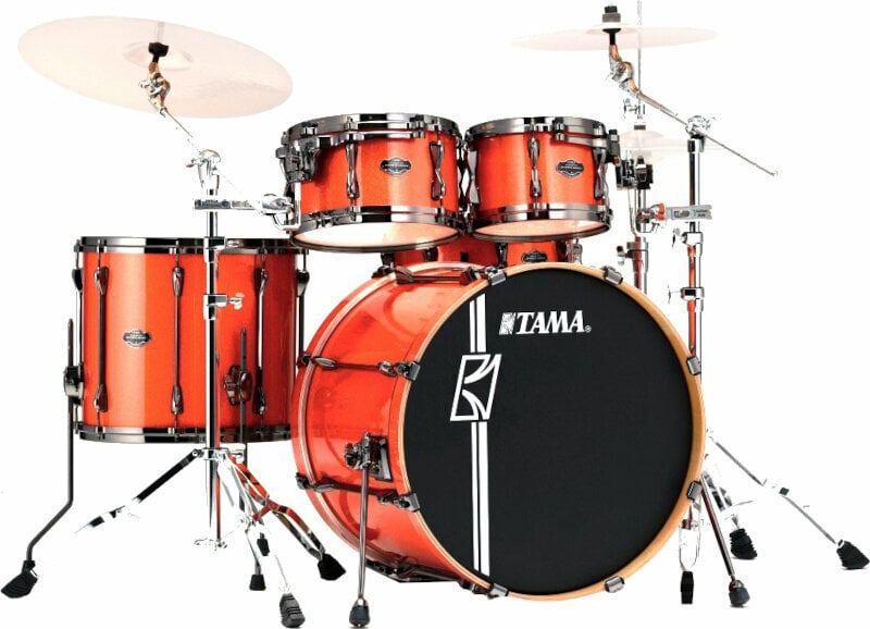 Trommesæt Tama MK42HLZBN Superstar Hyper‐Drive Maple Bright Orange Sparkle
