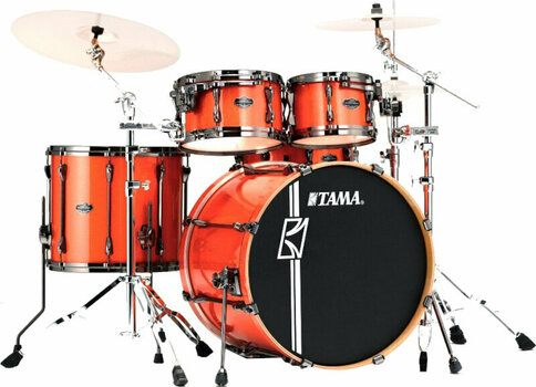 Zestaw perkusji akustycznej Tama MK42HLZBN Superstar Hyper‐Drive Maple Bright Orange Sparkle - 1