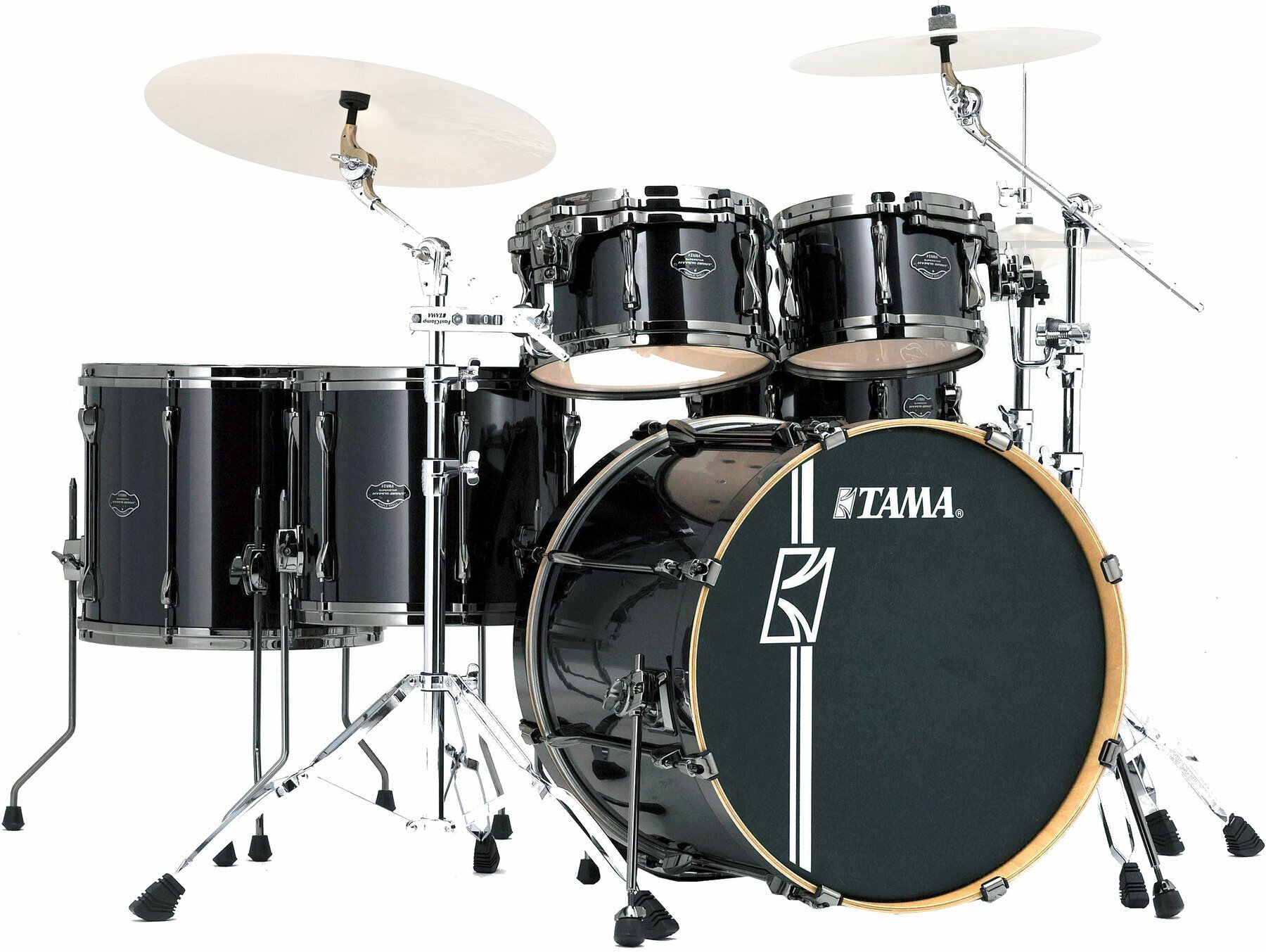 Set akustičnih bobnov Tama MK52HLZBN Superstar Hyper‐Drive Maple Brushed Charcoal Black