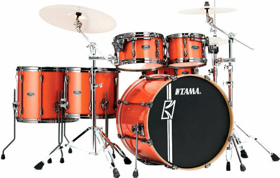 Batterie acoustique Tama MK52HLZBN Superstar Hyper‐Drive Maple Bright Orange Sparkle Batterie acoustique - 1