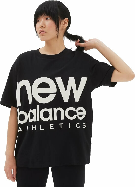 Фитнес > Фитнес дрехи > Дамско фитнес облекло > Тениски New Balance Unisex Athletics Out of Bounds Tee Black U3