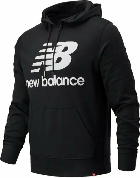 New Balance Mens Essentials Pullover Hoodie Black S