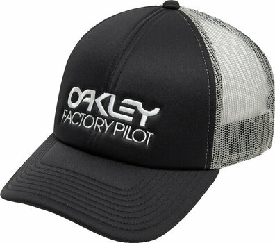 Cycling Cap Oakley Factory Pilot Trucker Hat Blackout UNI Cap - 1