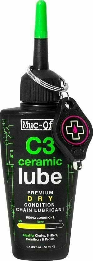 Fiets onderhoud Muc-Off C3 Dry Weather Ceramic Lube 50 ml Fiets onderhoud
