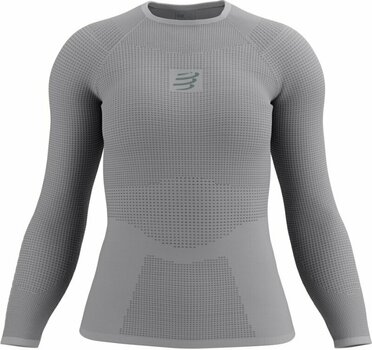 Thermal Underwear Compressport On/Off Base Layer LS Top W Grey S Thermal Underwear - 1