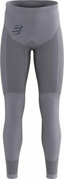 Calças/leggings de corrida Compressport On/Off Tights M Grey XL Calças/leggings de corrida - 1