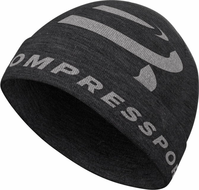 Running cap
 Compressport Casual Beanie Asphalte Black Beanie