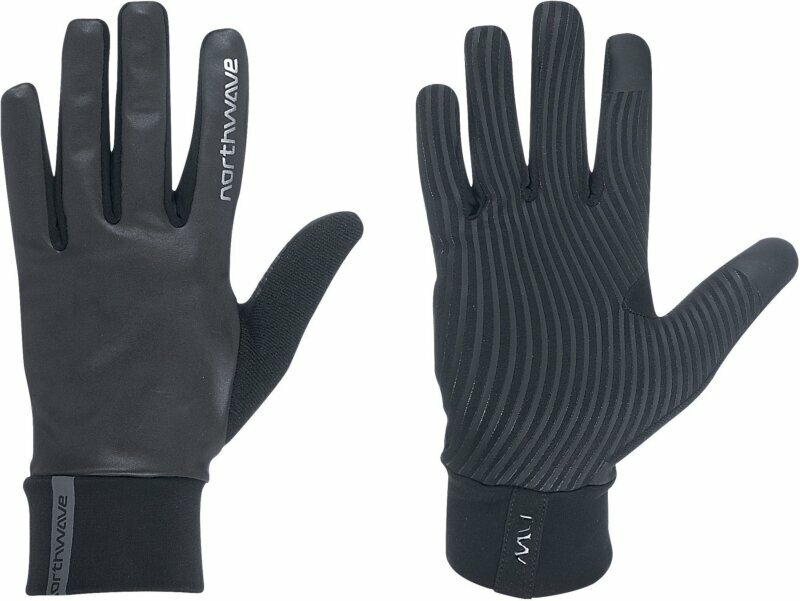 Bike-gloves Northwave Active Reflex Glove Reflective/Black M Bike-gloves