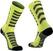Biciklistički čarape Northwave Husky Ceramic High Sock Yellow Fluo XS Biciklistički čarape