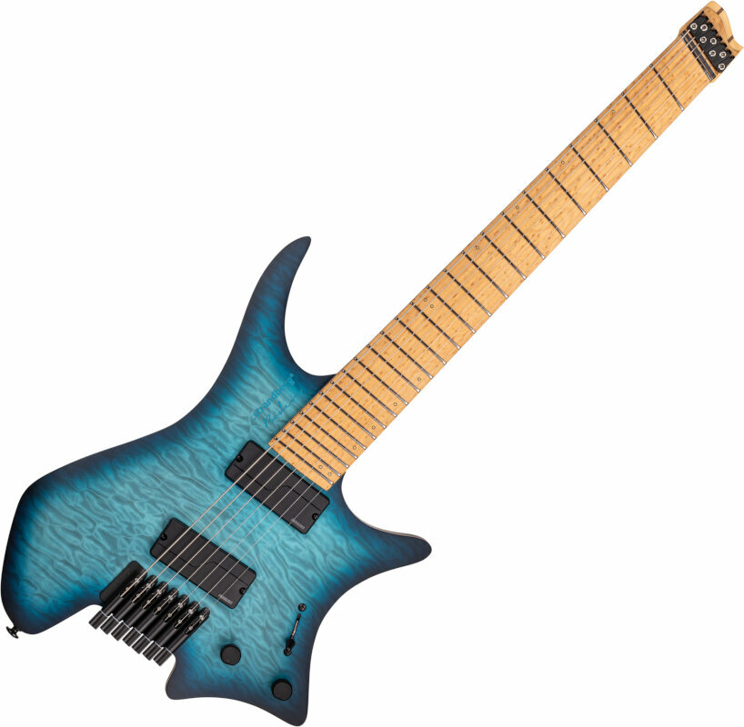 Guitarra sem cabeçalho Strandberg Boden Original NX 7 Glacier Blue