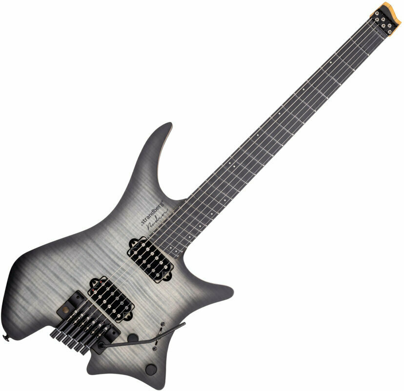 Strandberg Boden Prog NX 6 Charcoal Black Guitarra sem cabeçalho