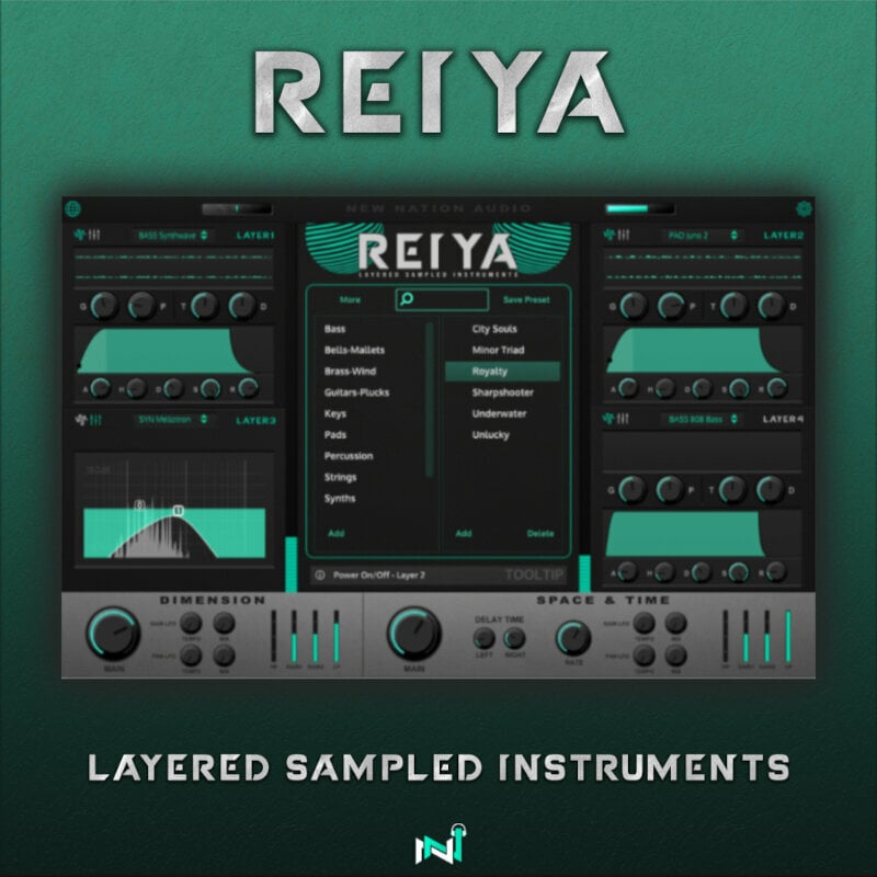 VST Instrument studio-software New Nation Reiya - Layered Sampled Instruments (Digitaal product)