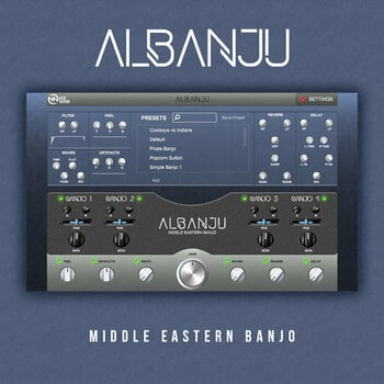 Софтуер за студио VST Instrument New Nation Albanju - Middle Eastern Banjo (Дигитален продукт) - 1