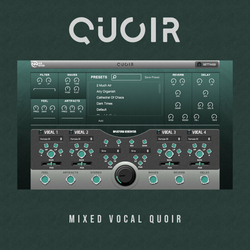 Logiciel de studio Instruments virtuels New Nation Quoir - Mixed Vocal Choir (Produit numérique)