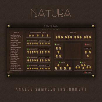 VST Instrument Studio Software New Nation Natura - Analog Sampled Instrument (Digital product) - 1
