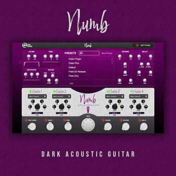 Софтуер за студио VST Instrument New Nation Numb - Dark Acoustic Guitar (Дигитален продукт) - 1
