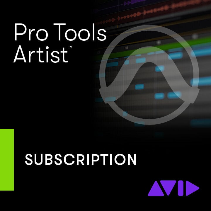 DAW-tallennusohjelmisto AVID Pro Tools Artist Annual Paid Annually Subscription (New) (Digitaalinen tuote)